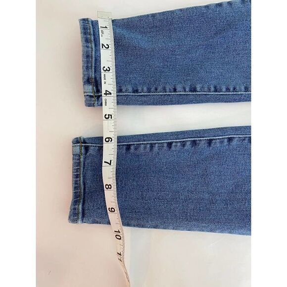 Alexander Wang Whip Mid Rise Skinny Jeans Washed Light Indigo Grunge Size 25 - Picture 6 of 12